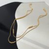 1857 Gold Plated Necklace