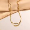 1857 Gold Plated Necklace