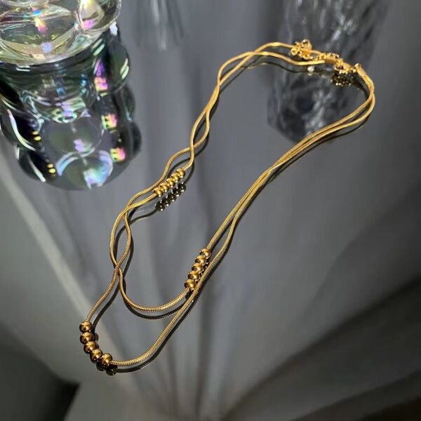 1857 Gold Plated Necklace - Image 5