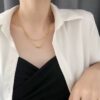 1857 Gold Plated Necklace