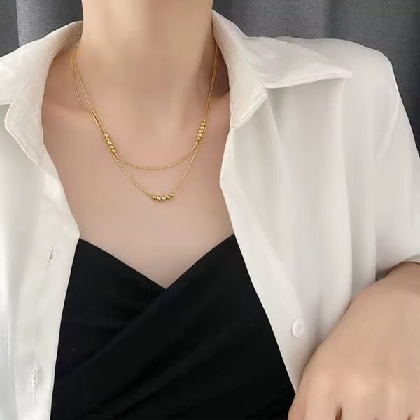 1857 Gold Plated Necklace - Image 4