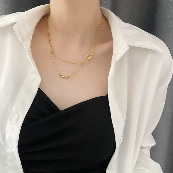 1857 Gold Plated Necklace - Image 6