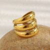 1854 Gold Plated Ring