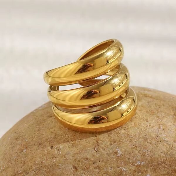 1854 Gold Plated Ring