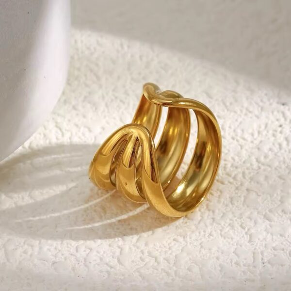 1854 Gold Plated Ring