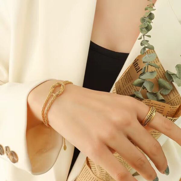 1876 Gold Plated Bracelet - Image 4