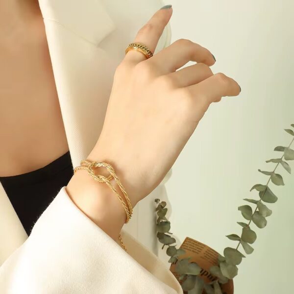 1876 Gold Plated Bracelet - Image 3