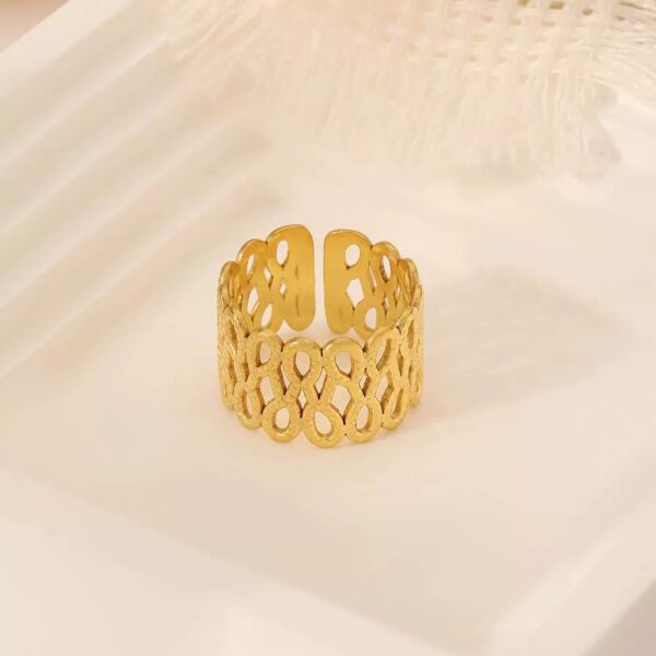 1879 Gold Plated Ring - Image 5
