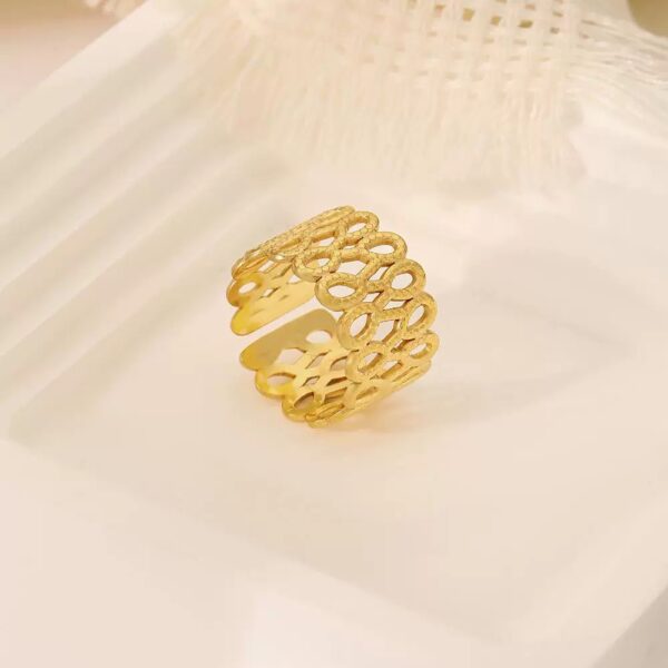 1879 Gold Plated Ring - Image 6