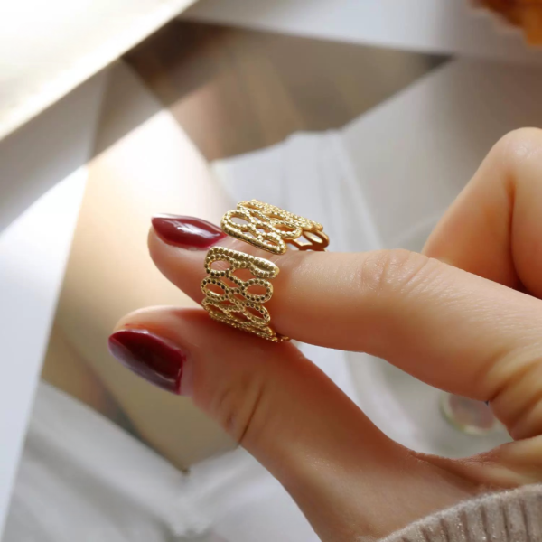 1879 Gold Plated Ring - Image 4