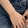 1884 Gold Plated Bracelet