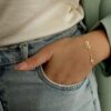1884 Gold Plated Bracelet
