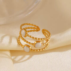 1883 Gold Plated Ring