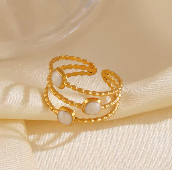 1883 Gold Plated Ring
