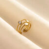 1883 Gold Plated Ring