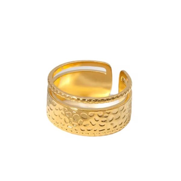 1882 Gold Plated Ring - Image 6