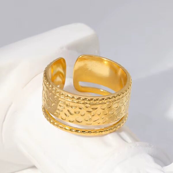 1882 Gold Plated Ring - Image 4