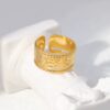1882 Gold Plated Ring