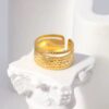 1882 Gold Plated Ring