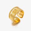 1882 Gold Plated Ring