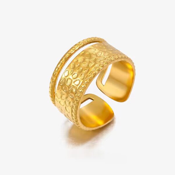1882 Gold Plated Ring - Image 5