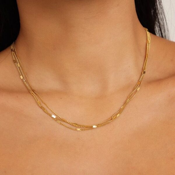 1894 Gold Plated Necklace - Image 3
