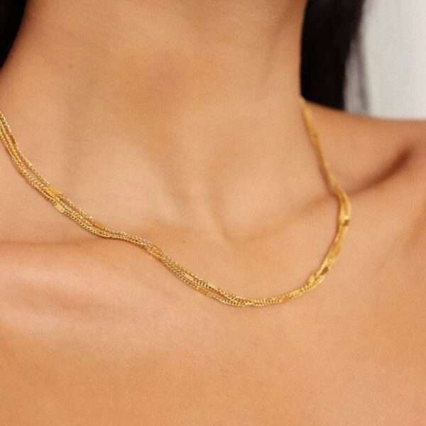 1894 Gold Plated Necklace - Image 4