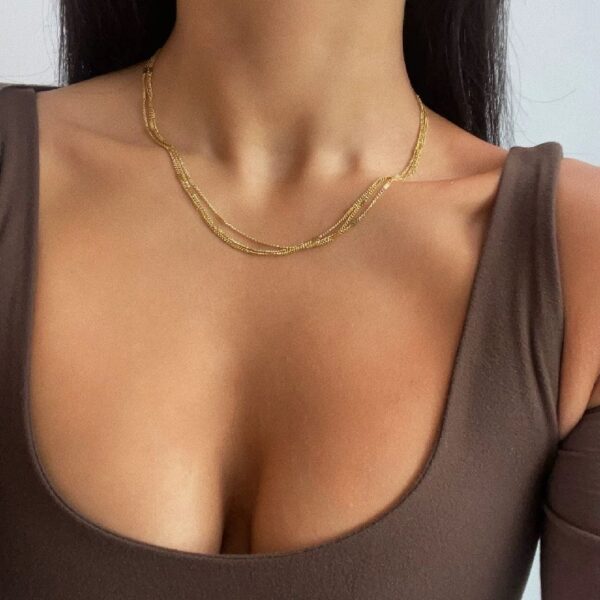 1894 Gold Plated Necklace - Image 5