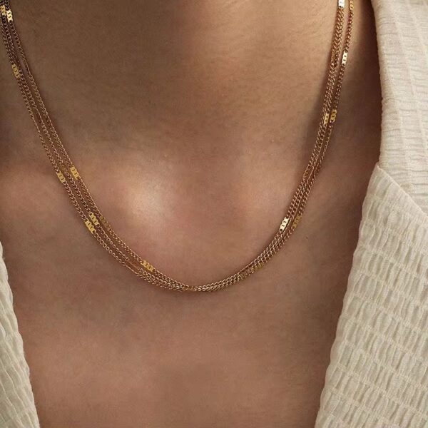 1894 Gold Plated Necklace - Image 2