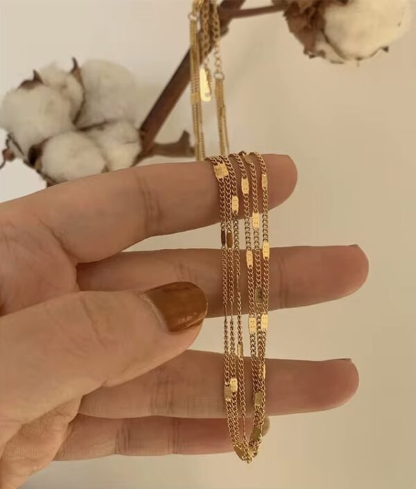 1894 Gold Plated Necklace - Image 7