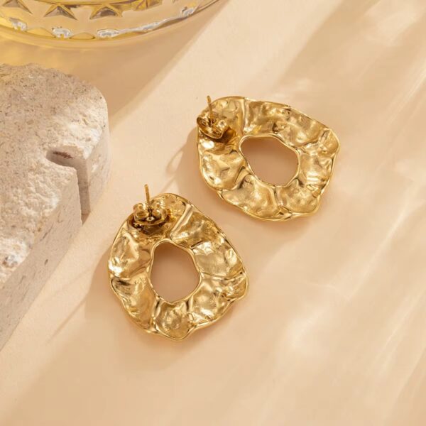 1898 Gold Plated Earrings - Image 7