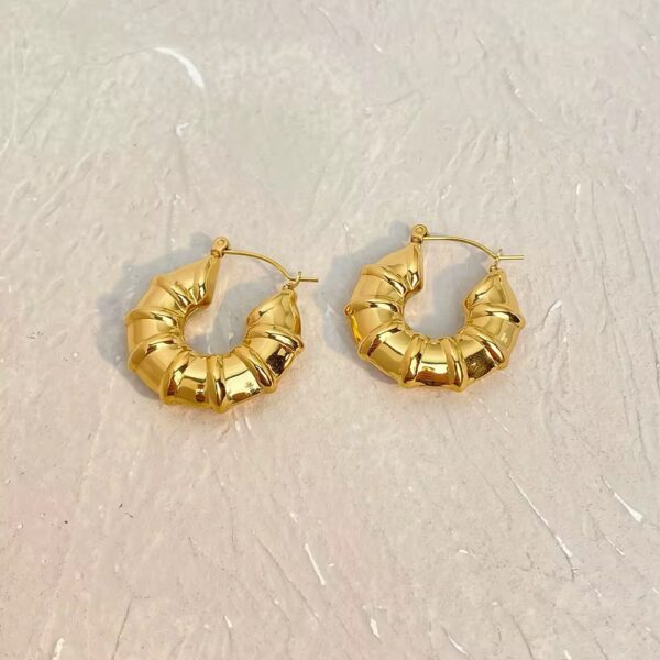 1899 Gold Plated Earrings - Image 6