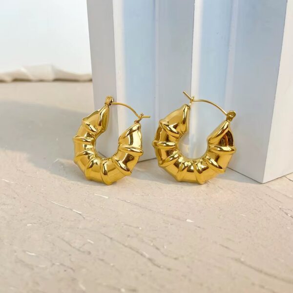 1899 Gold Plated Earrings - Image 7