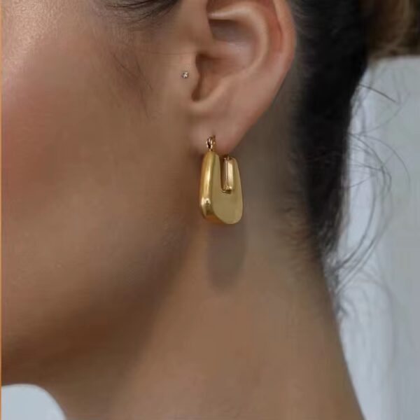 1900 Gold Plated Earrings - Image 8