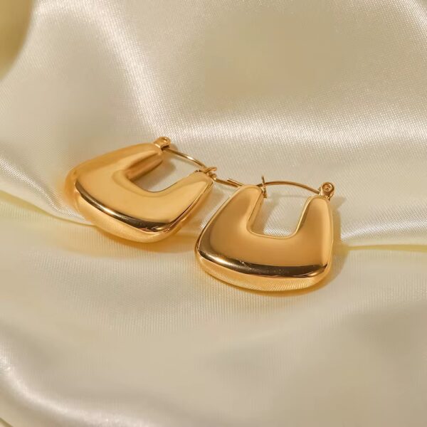 1900 Gold Plated Earrings - Image 6