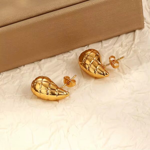 1897 Gold Plated Earrings - Image 2