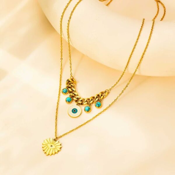1862 Gold Plated Necklace - Image 8