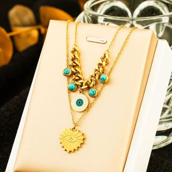 1862 Gold Plated Necklace - Image 6
