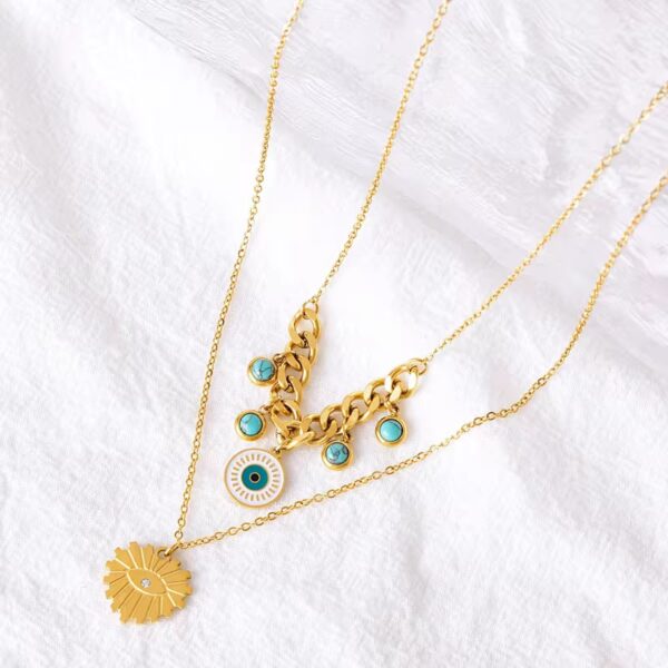 1862 Gold Plated Necklace - Image 5