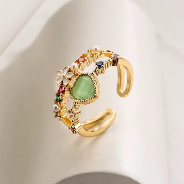 1866 Gold Plated Ring - Image 2