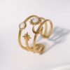 1867 Gold Plated Ring
