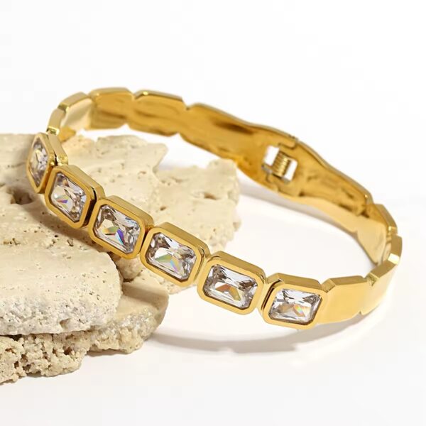 1869 Gold Plated Bangle - Image 3
