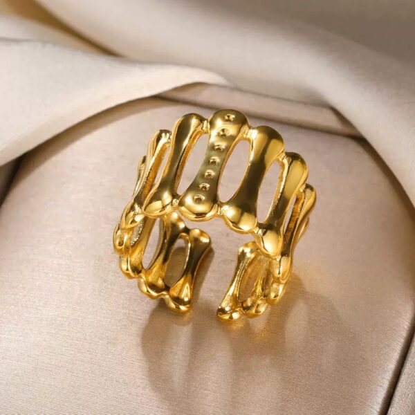 1873 Gold Plated Ring
