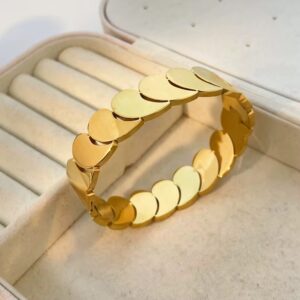 1907 Gold Plated Bangle