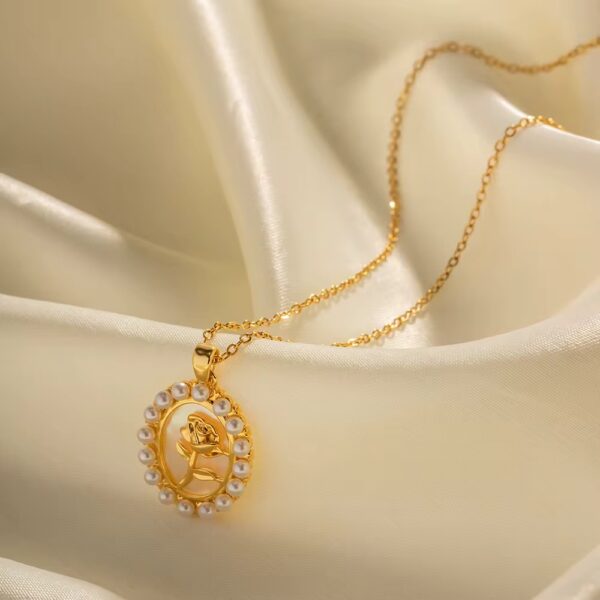 1903 Gold Plated Necklace - Image 4