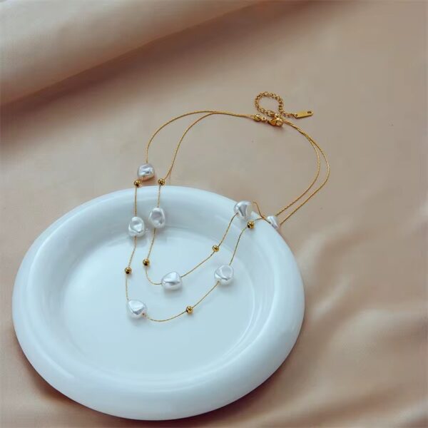 1908 Gold Plated Necklace - Image 4
