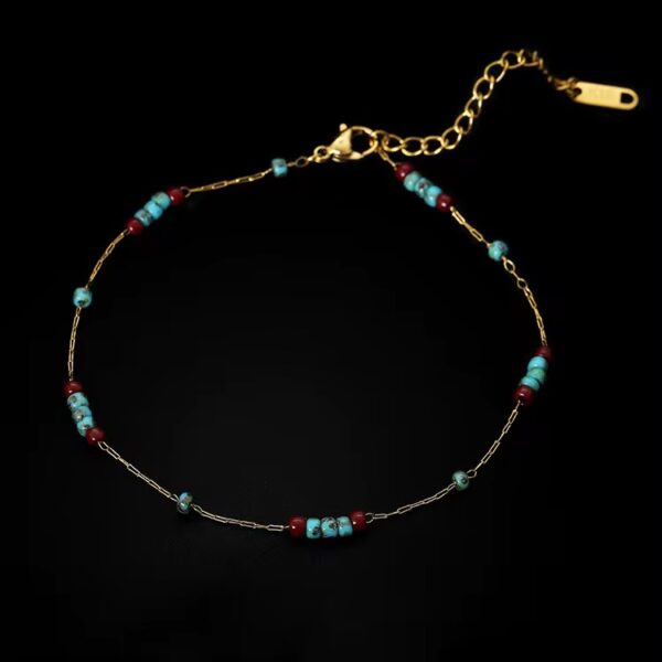 1913 Gold Plated Anklet - Image 2