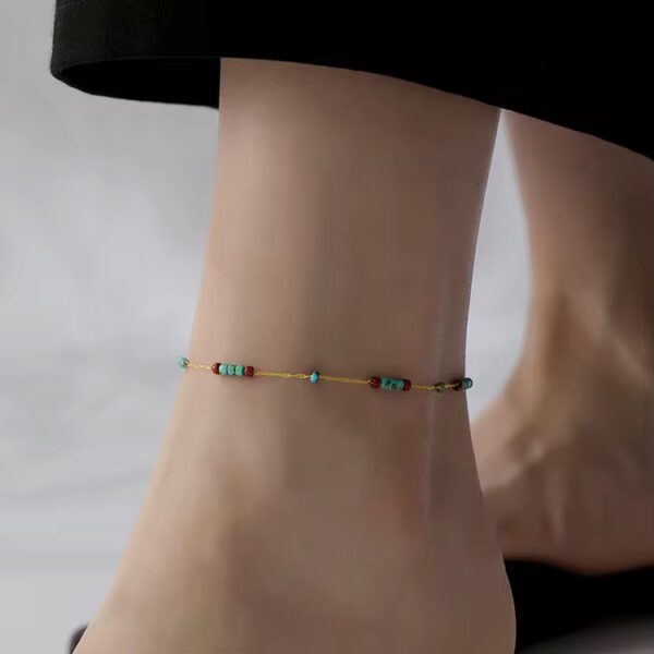1913 Gold Plated Anklet - Image 3