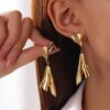 1915 Gold Plated Earrings