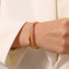 1919 Gold Plated Bangle